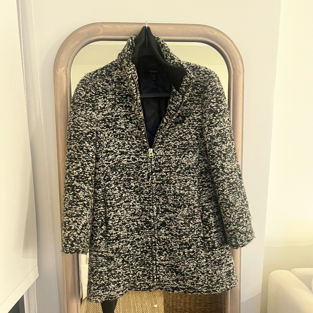 J. Crew Boucle Coat 00p